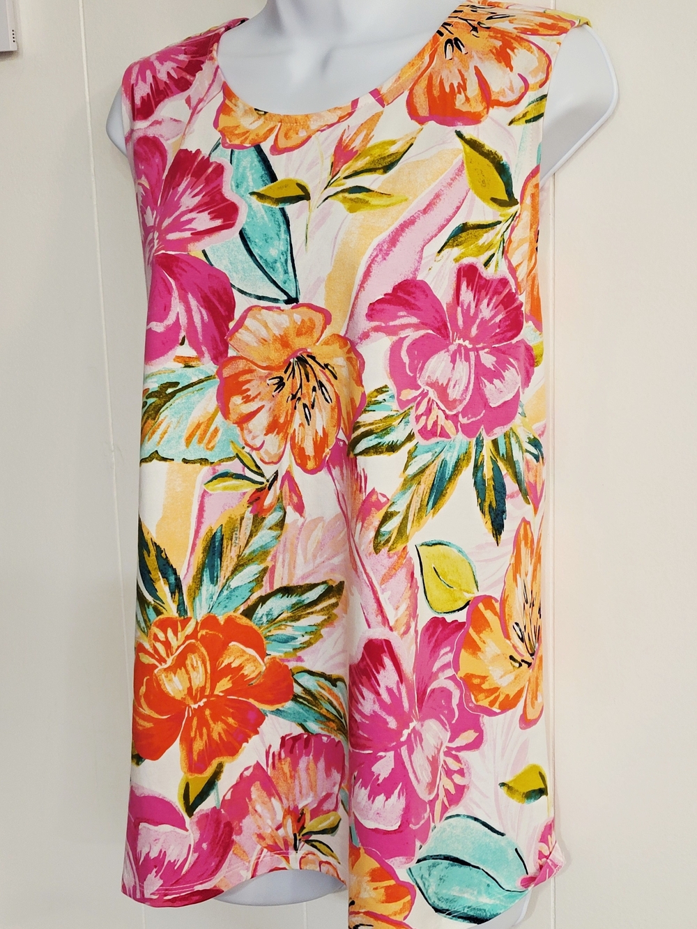 Open-Front Pink Drape Cardigan & Tank Top Set - Picture 6 of 12